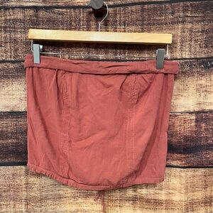 Intimately By Free People Crop Top Bandeau Dusty Rose Lace Back Size Small